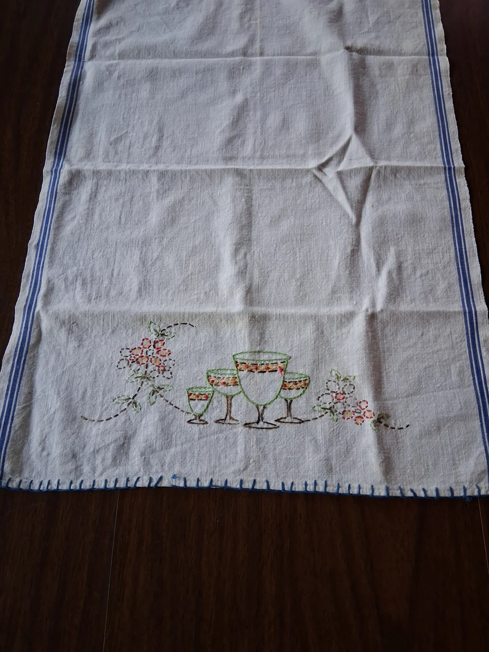 Vintage hand stitched